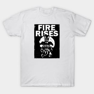 Fire Rises Horror Mask T-Shirt